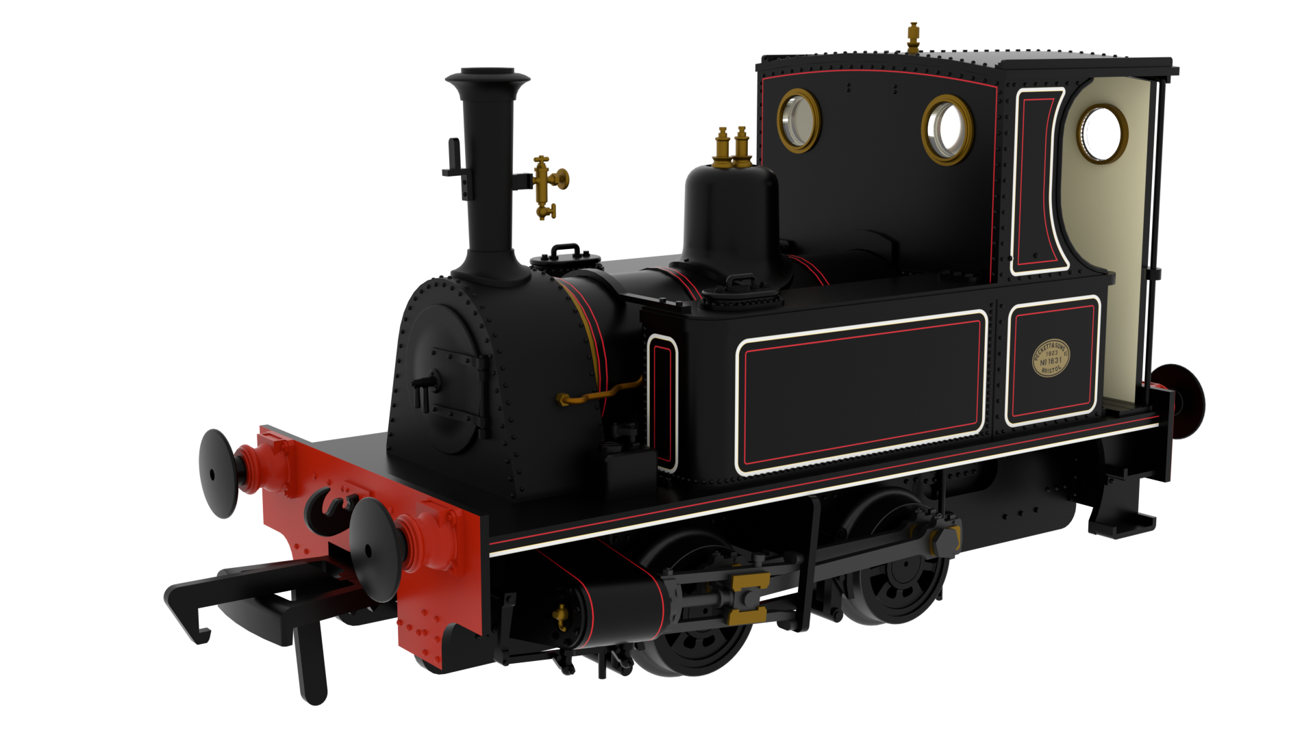 Rapido 816009 Peckett 1287 Class - LNWR Black - OO Gauge (DCC Ready)