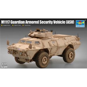 Trumpeter PKTM07131 US Army M1117 Guardian ASV Armoured Security Vehicle - 1:72 Scale