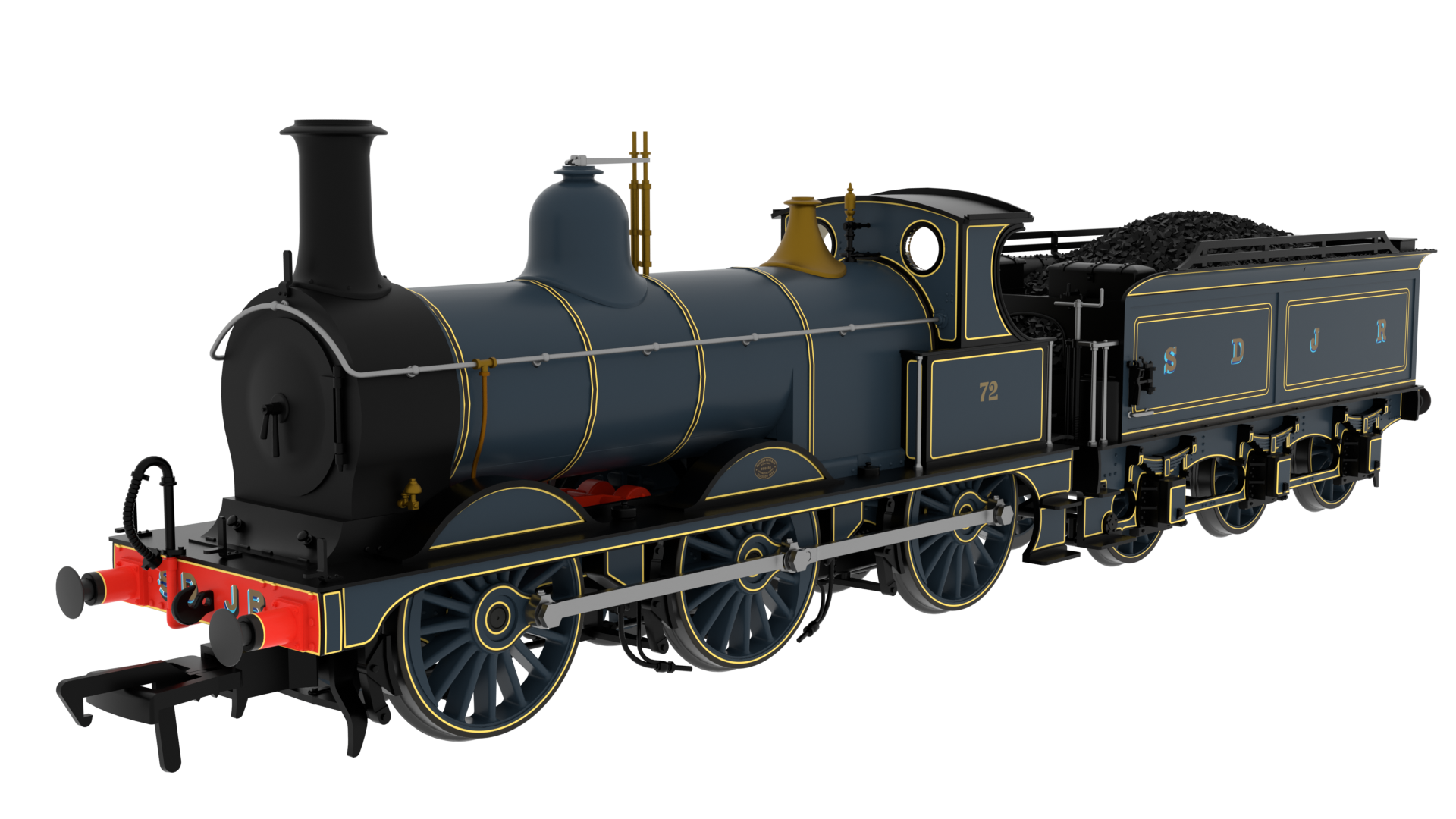 Rapido 837005 Midland Class M 0-6-0 - No.72 - SDJR Blue - OO Gauge (DCC Ready)