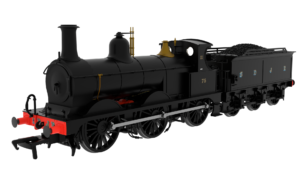 Rapido 837007 Midland Class M 0-6-0 - No.75 - SDJR Black - OO Gauge (DCC Ready)