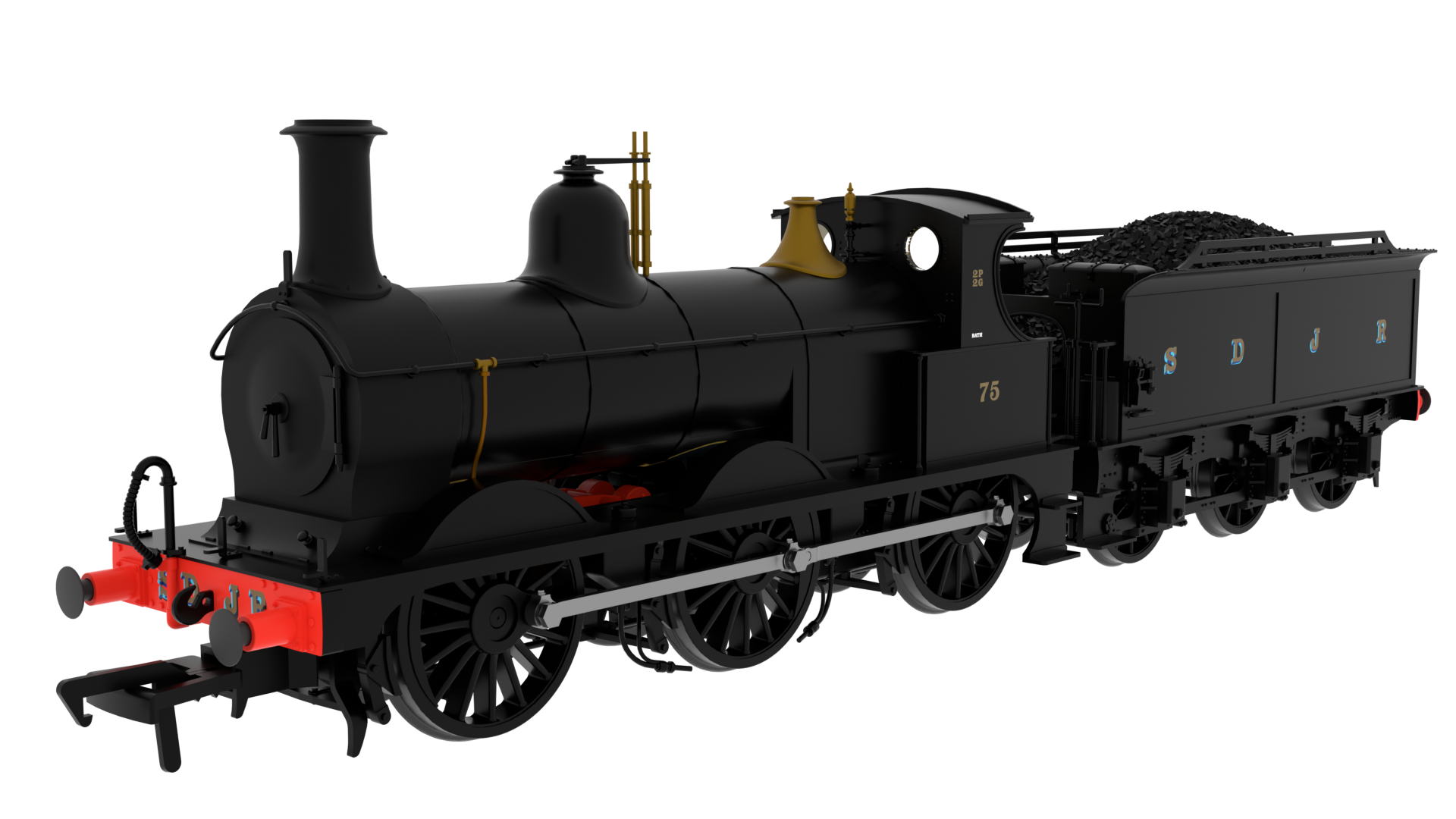 Rapido 837007 Midland Class M 0-6-0 - No.75 - SDJR Black - OO Gauge (DCC Ready)