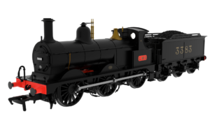 Rapido 837011 Midland Class M 0-6-0 - No.3383 - LMS Black - OO Gauge (DCC Ready)