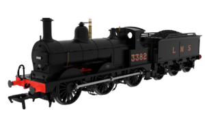 Rapido 837013 Midland Class M 0-6-0 - No.3382 - LMS Black - OO Gauge (DCC Ready)