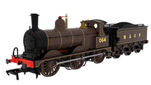 Rapido 837015 Midland Class M 0-6-0 - No.064 - M&GN Dark Brown w/ LNER Number - OO Gauge (DCC Ready)