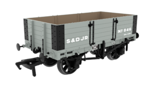 Rapido 845008 Midland D299 5-Plank Open Wagon - No.846 - S&DJR Grey - OO Gauge