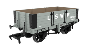 Rapido 845011 Midland D299 5-Plank Open Wagon - No.14965 - LSWR Grey - OO Gauge
