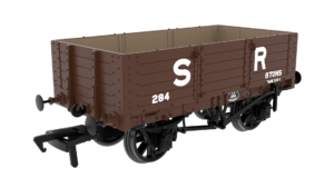 Rapido 845012 Midland D299 5-Plank Open Wagon - No.284 - SR Brown - OO Gauge