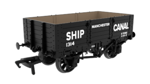 Rapido 845020 Midland D299 5-Plank Open Wagon - No.1314 - MSC Black - OO Gauge