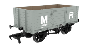 Rapido 845204 Midland D301 6-Plank Open Wagon - No.120655 - MR Grey (Post-1917) - OO Gauge