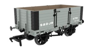 Rapido 845207 Midland D301 6-Plank Open Wagon - No.1179 - SDJR Grey - OO Gauge