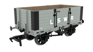 Rapido 845210 Midland D301 6-Plank Open Wagon - No.14956 - LSWR Grey - OO Gauge
