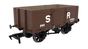 Rapido 845212 Midland D301 6-Plank Open Wagon - No.290 - SR Brown - OO Gauge