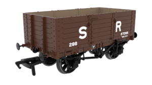 Rapido 845213 Midland D301 6-Plank Open Wagon - No.288 - SR Brown - OO Gauge