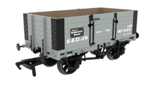 Rapido 845214 Midland D301 6-Plank Open Wagon - No.1122 - LMS (SDJR Lettering) - OO Gauge