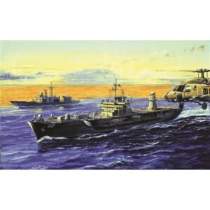 Trumpeter PKTM05718 US Navy USS Mount Whitney LCC-20 2004 Amphibious Command Ship - 1:700 Scale