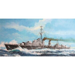 Trumpeter PKTM05758 British Royal Navy HMS Zulu (F18) 1941 Destroyer (ship) - 1:700 Scale