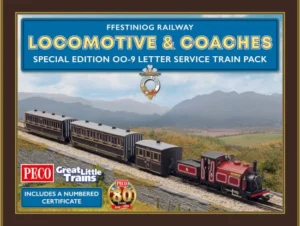 Peco GR1006 Special Edition OO-9 Letter Service Train Pack (Ffestiniog Railway) OO-9 Goods Train Pack OO9 Gauge