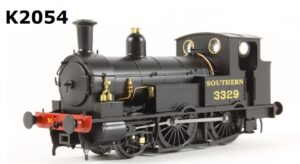 EFE DJ Models K2054P Beattie Well Tank 3329 In Southern Black Livery - OO Gauge PREOWNED DCC FITTED (Copy)