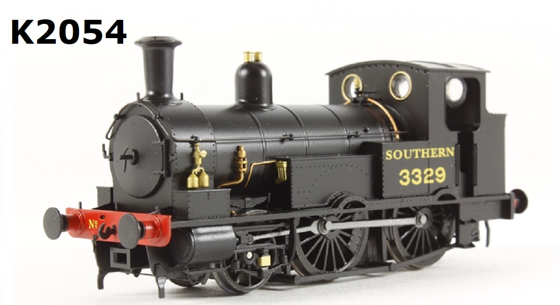 EFE DJ Models K2054P Beattie Well Tank 3329 In Southern Black Livery - OO Gauge PREOWNED DCC FITTED (Copy)