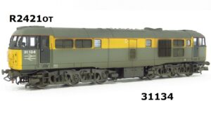 Hornby R2421OTP Class 31 31134 In Dutch Livery Livery Renumbered & Weathered Livery DCC READY OO Gauge PREOWNED
