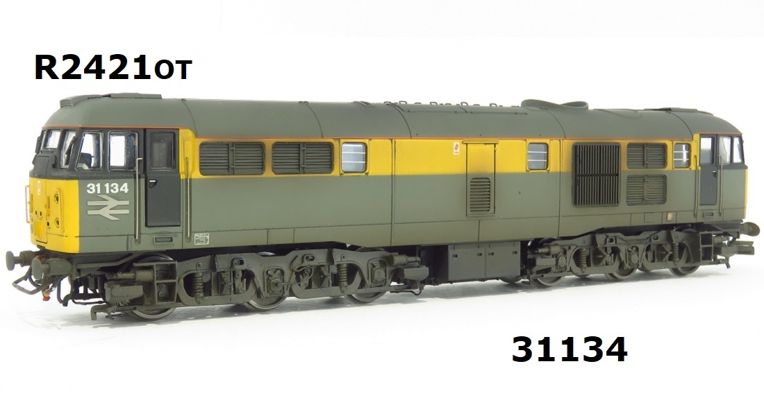 Hornby R2421OTP Class 31 31134 In Dutch Livery Livery Renumbered & Weathered Livery DCC READY OO Gauge PREOWNED