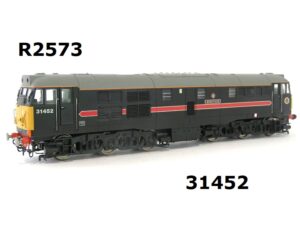 Hornby R2573P1 Class 31 31452 "Minotaur" In Fragonset Livery DCC READY OO Gauge PREOWNED