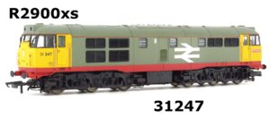 Hornby R2900XSP1 Class 31 31247 In Railfreight Red Stripe Livery DCC SOUND FITTED OO Gauge PREOWNED