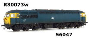Hornby R30073WP Class 56 56047 In BR Blue Livery Medium Weathered DCC READY OO Gauge PREOWNED