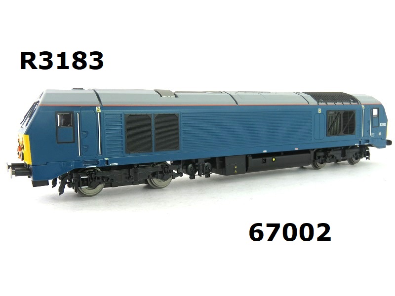 Hornby R3183P Class 67 67002 In Arriva Trains Wales Livery OO Gauge DCC Ready PREOWNED