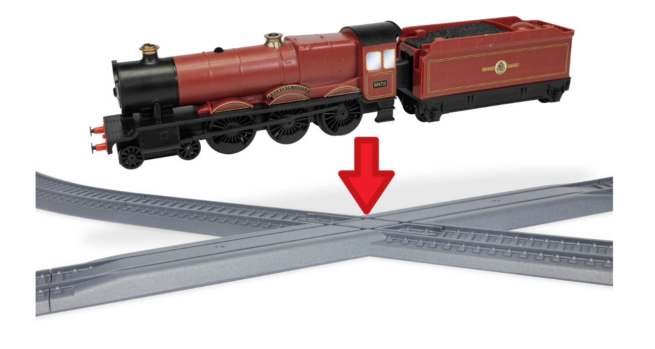 Hornby R9370SSM Playtrains - Playtrains Hogwarts Express Train Set with Steam OO Gauge