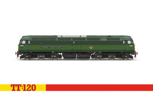 Hornby TT3096 Class 47 D1662 'Isambard Kingdom Brunel' - BR Two-Tone Green - TT:120 Gauge (DCC Ready)