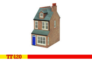 Hornby TT9042 End of Terrace House Right - Red Brick - TT:120 Gauge