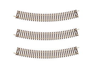 Gaugemaster GM3640202 Sectional Curved Track R1 321mm 30 Degree (Pack of 3) - TT:120