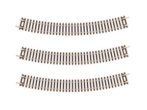 Gaugemaster GM3640205 Sectional Curved Track R2 365mm 30 Degree (Pack of 3) - TT:120